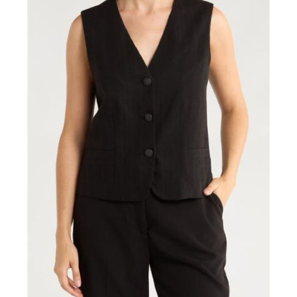 Rag bone ALBANY LINEN VEST nwt